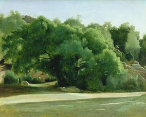 枫丹白露，通往Chailly的道路，1822-24-24